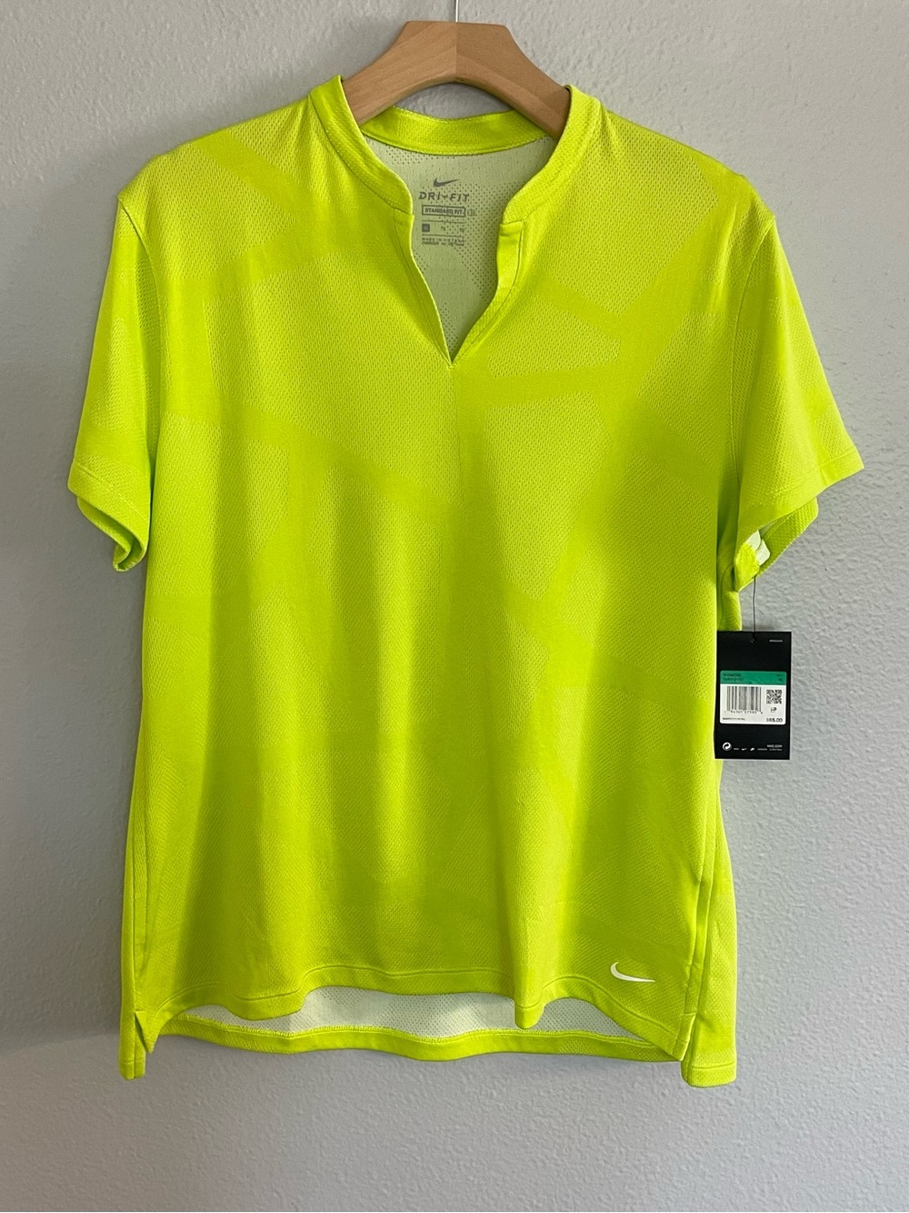 Nike Neon Yellow Performance Short Sleeve Top - Golf & more!